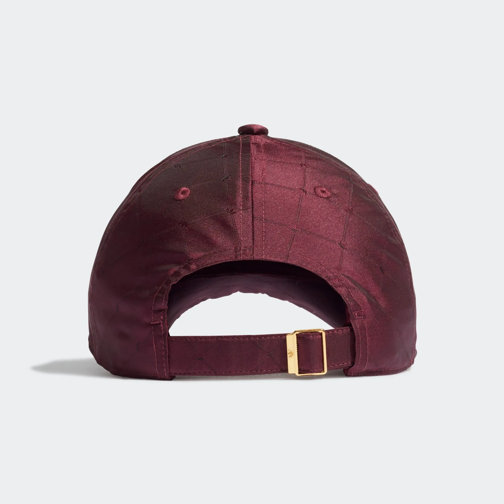 Adidas Originals Trefoil Logo Quilted Satin Baseball Cap (Victory Crimson)(H13648)