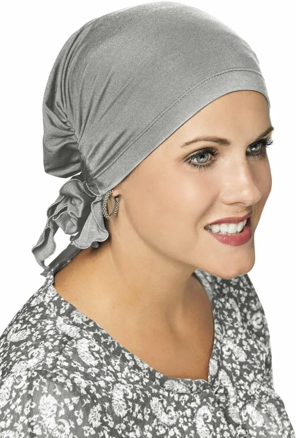 Cardani Easy On Pre Tied Head Scarf Bamboo Viscose Ready Tie Scarves