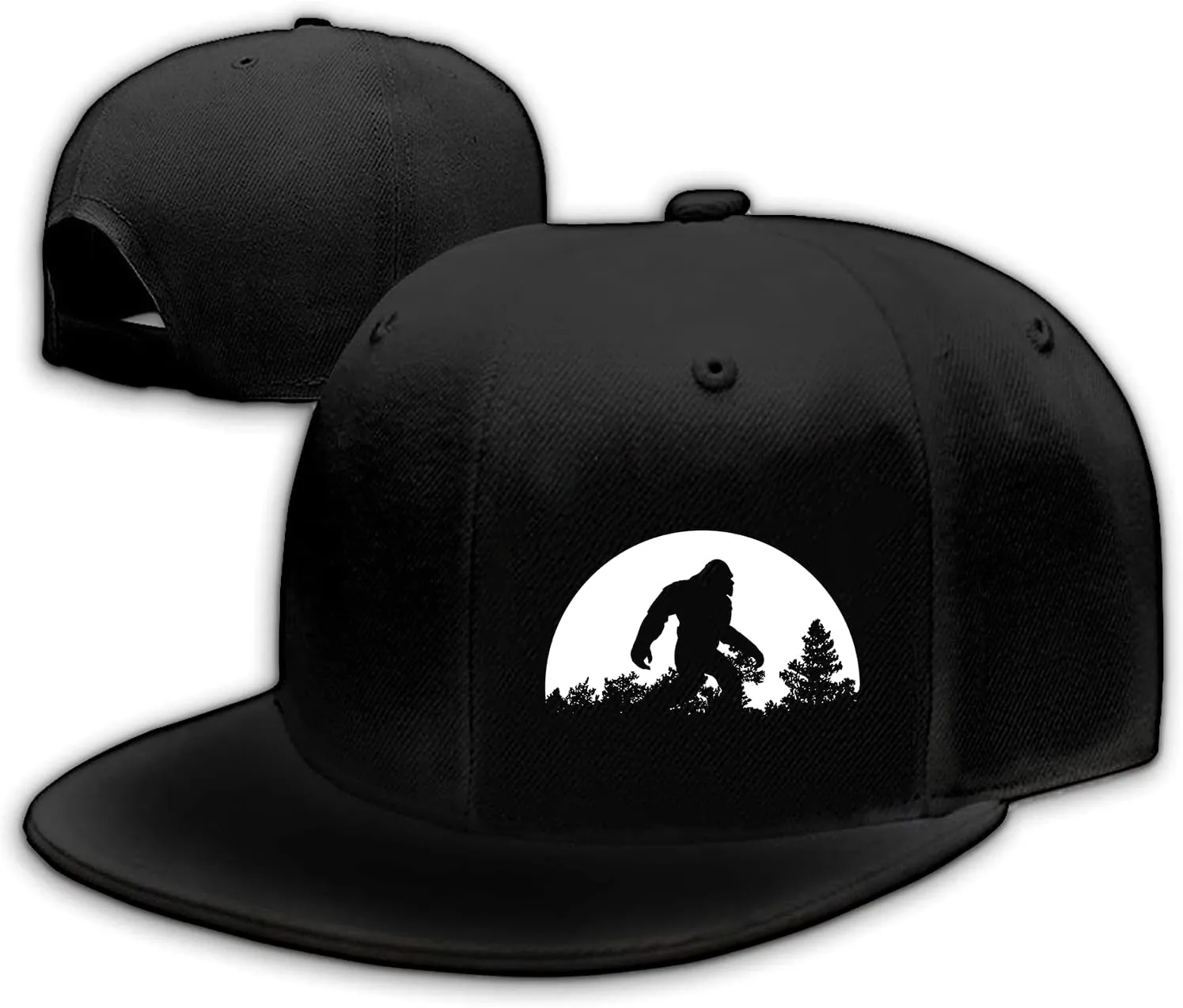 Chef Hat Flat Bill Hats for Men Funny Double Knives Kitchen Adjustable Baseball Cap Snapback Hat for Women
