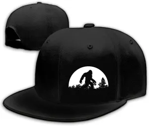 Chef Hat Flat Bill Hats for Men Funny Double Knives Kitchen Adjustable Baseball Cap Snapback Hat for Women