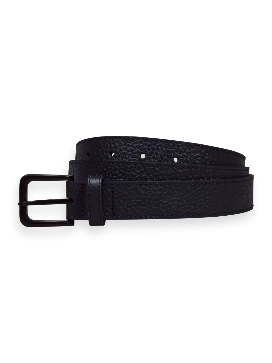 Classic Leather Belt in Night
