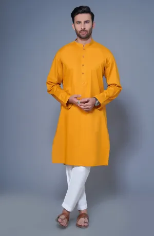 Cotton Trendy Kurta - Yellow