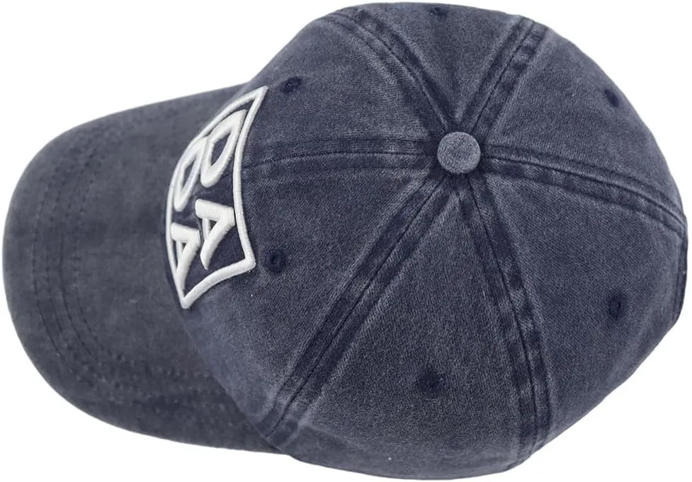 Dada Hats for Men, Vintage Washed Embroidered Dad Life Baseball Cap for Papa Grandpa