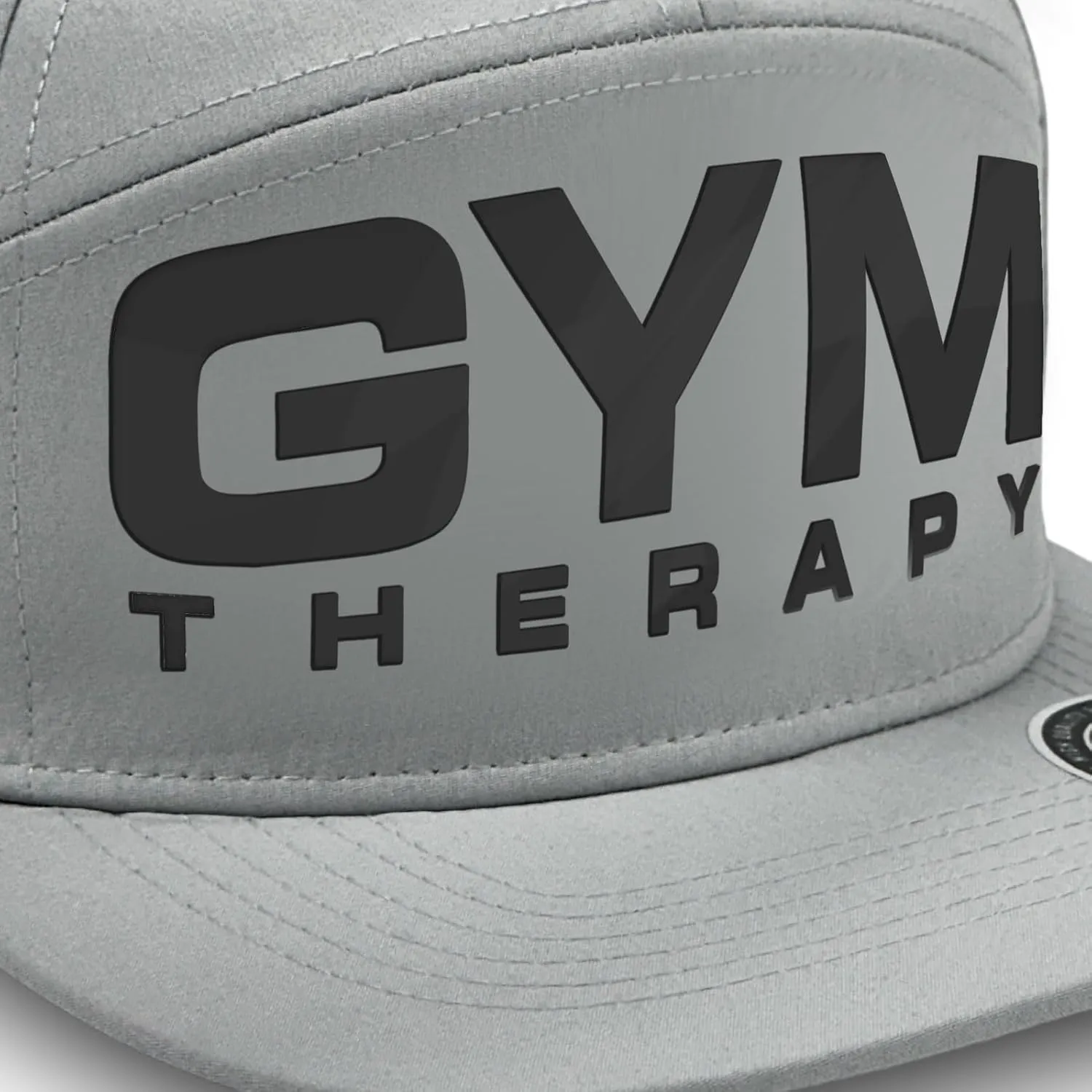 Gym Therapy Hats for Men Workout Classic Snapback 7 Panel Laser Vented Hat Mens Gifts