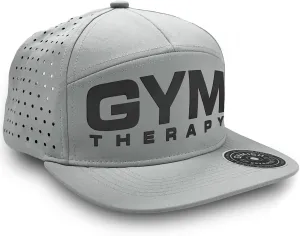 Gym Therapy Hats for Men Workout Classic Snapback 7 Panel Laser Vented Hat Mens Gifts