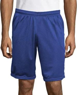 Hanes Sport Men's Mesh Pocket Shorts, Mens Performance Gear Shorts, Mens Athletic Shorts, 9" Inseam