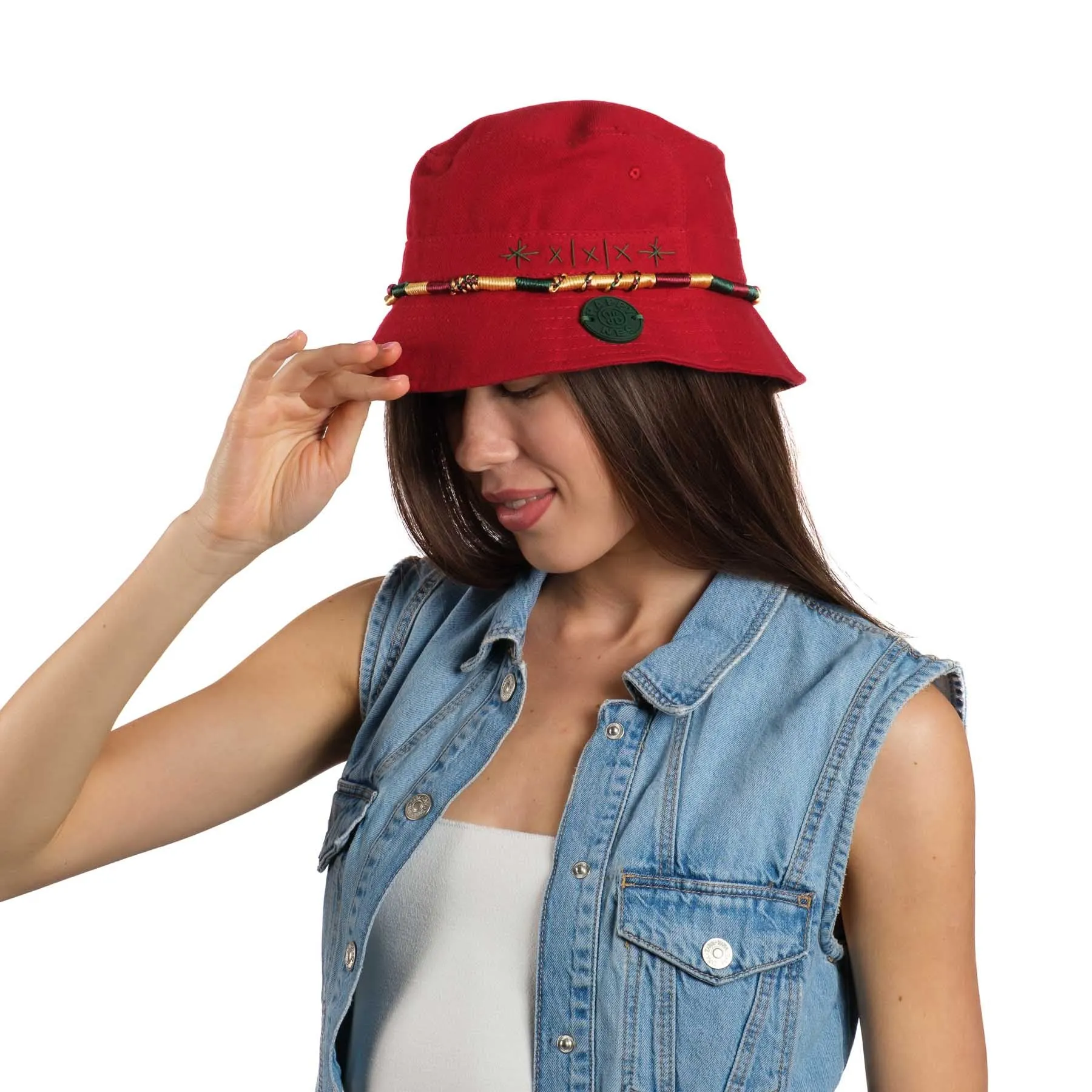 HAPPY-NES Women's Retro Rhythm Bucket Hat