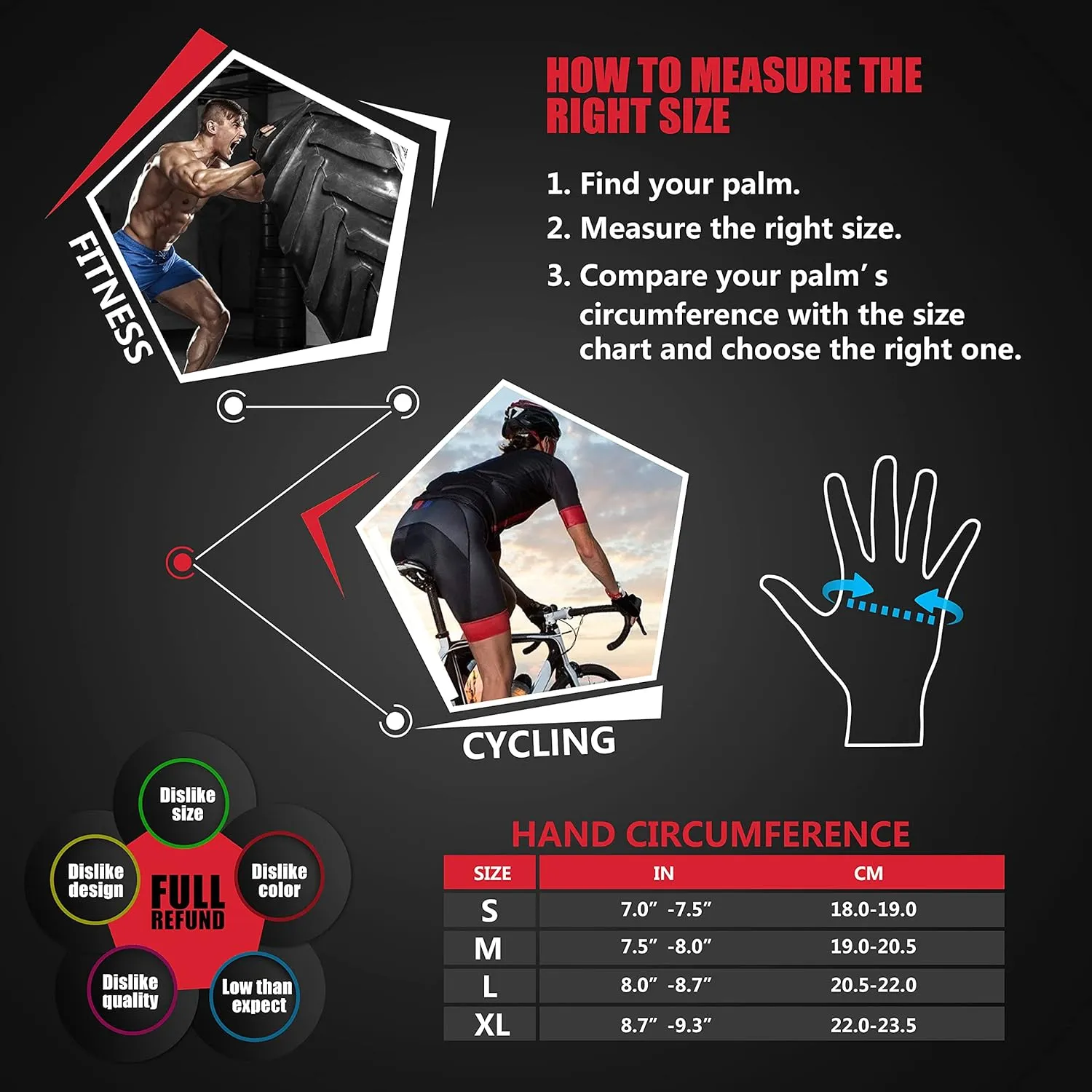 ihuan Workout Gym Gloves Weight Lifting for Exercise | Partition Palm Protection |Enhance Grip | Fitness Lightweight Breathable | Cycling Men & Women