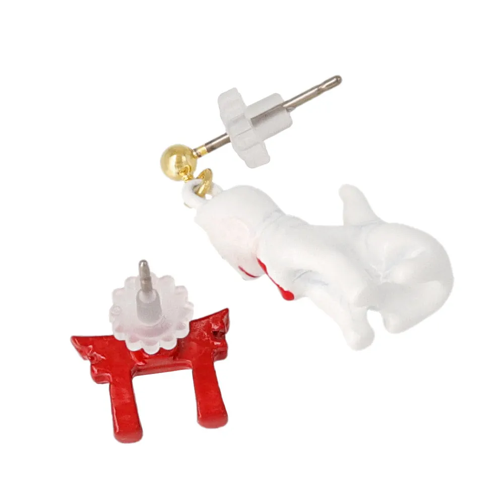 Inari Shrine Mismatched Earrings