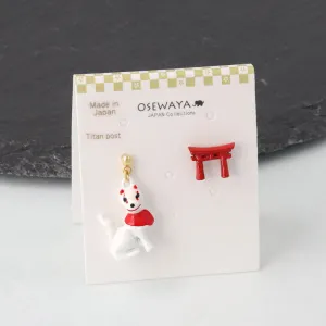 Inari Shrine Mismatched Earrings