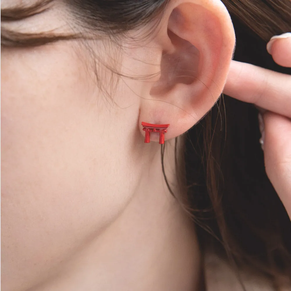 Inari Shrine Mismatched Earrings