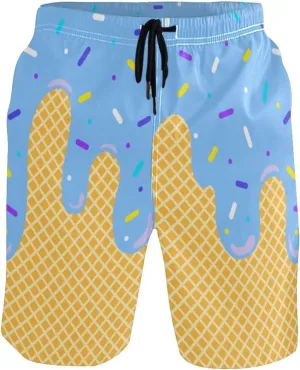 Men's Swim Trunks Board Shorts Quick Dry Swimsuit Swimwear Holiday Party Bathing Suit