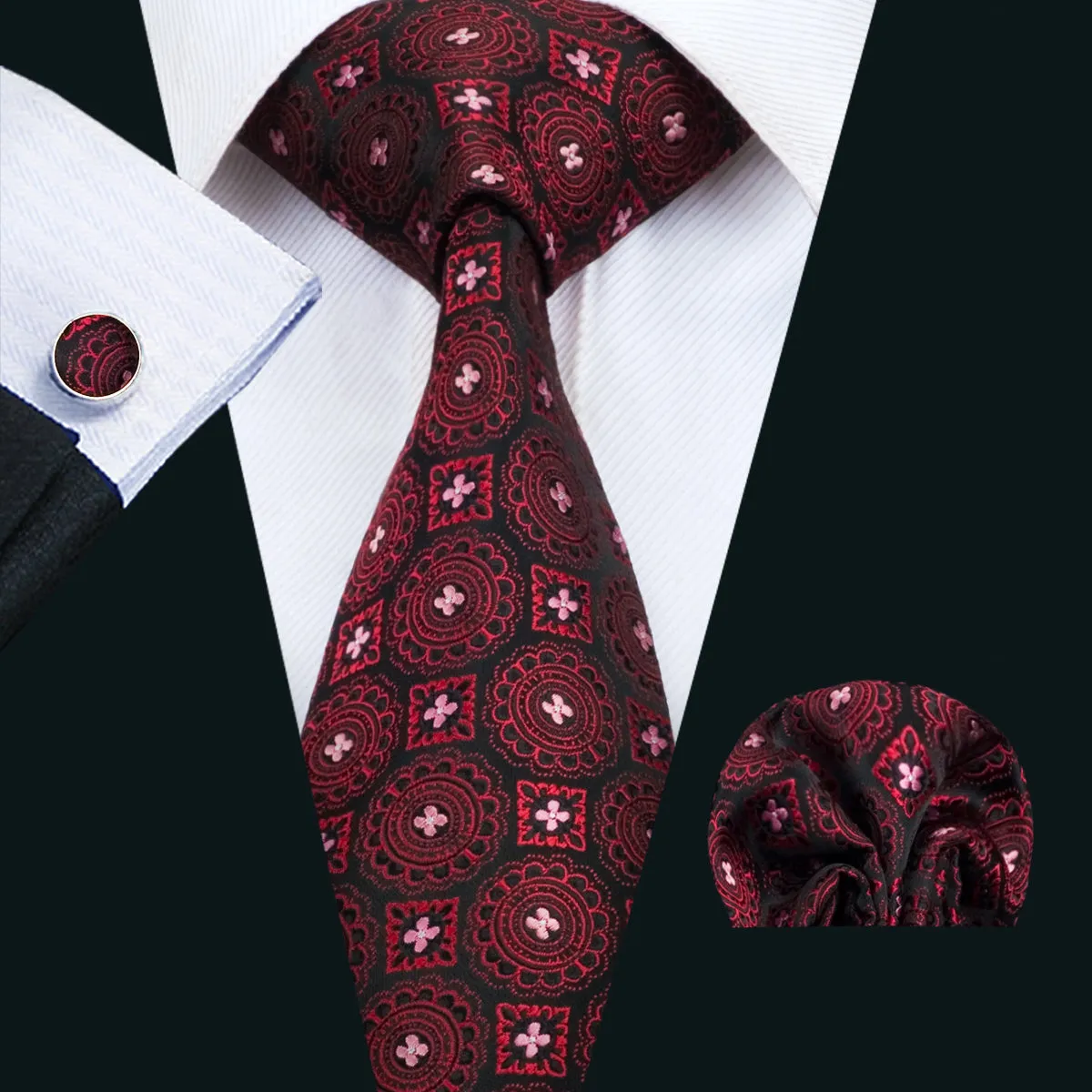 Mens Ties Silk Neck Ties Wedding Party Business