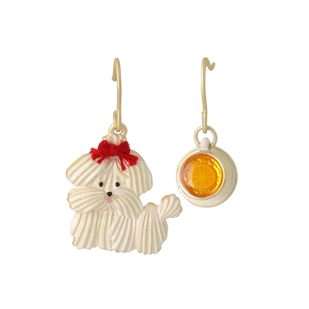 Meringue Cookie Mismatched Earrings