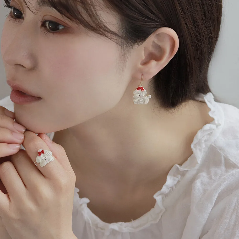Meringue Cookie Mismatched Earrings