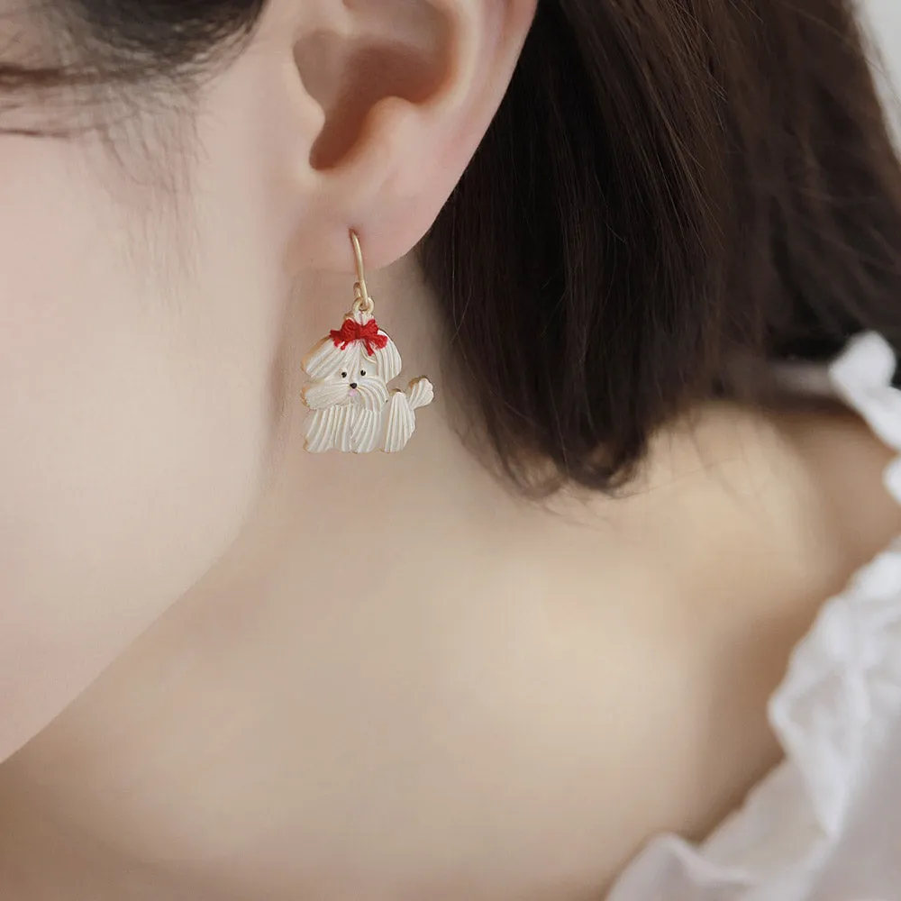 Meringue Cookie Mismatched Earrings