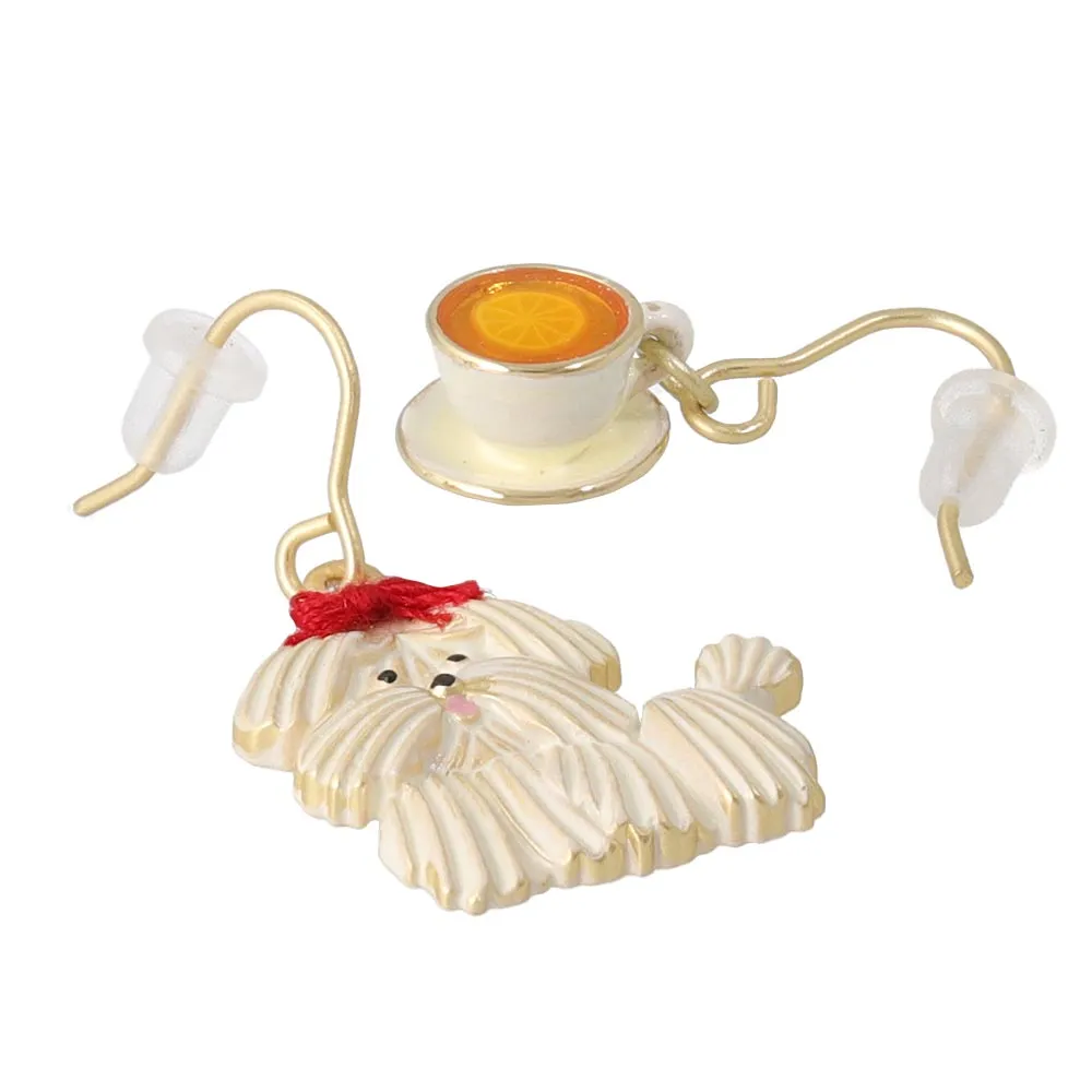 Meringue Cookie Mismatched Earrings