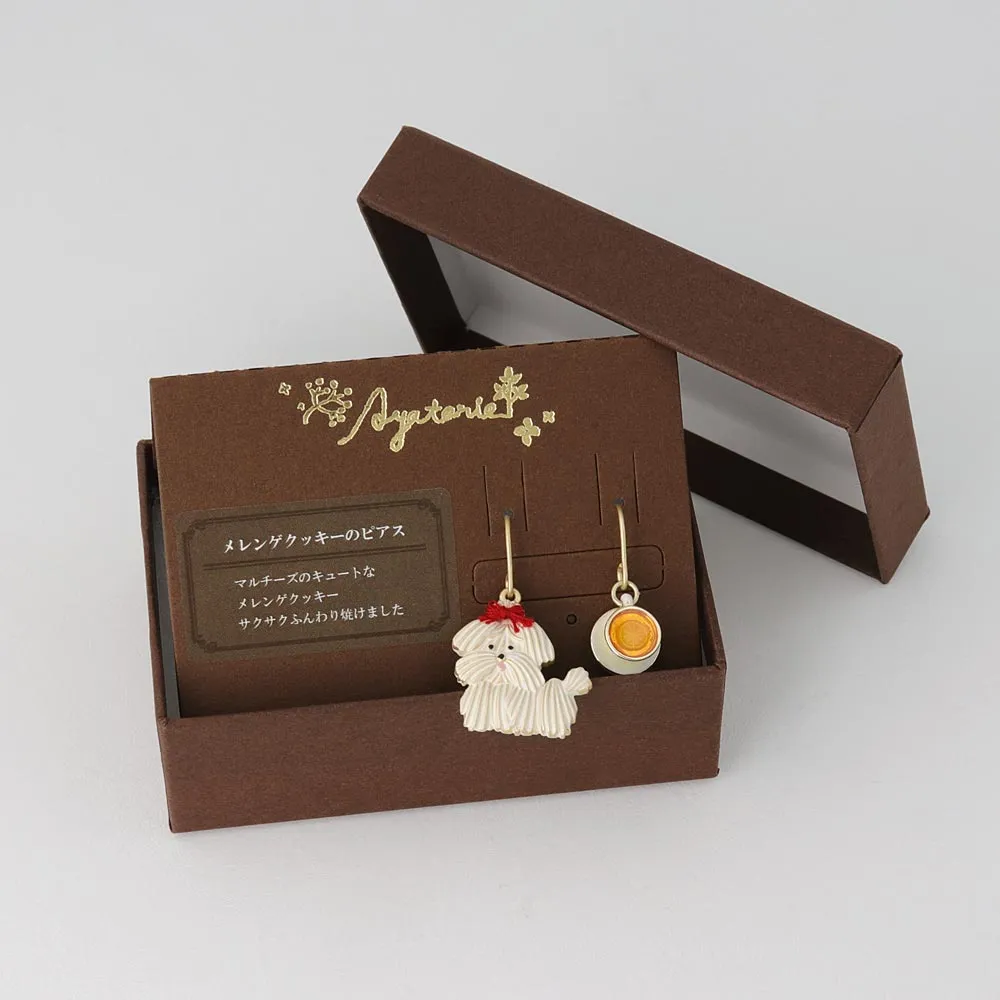 Meringue Cookie Mismatched Earrings
