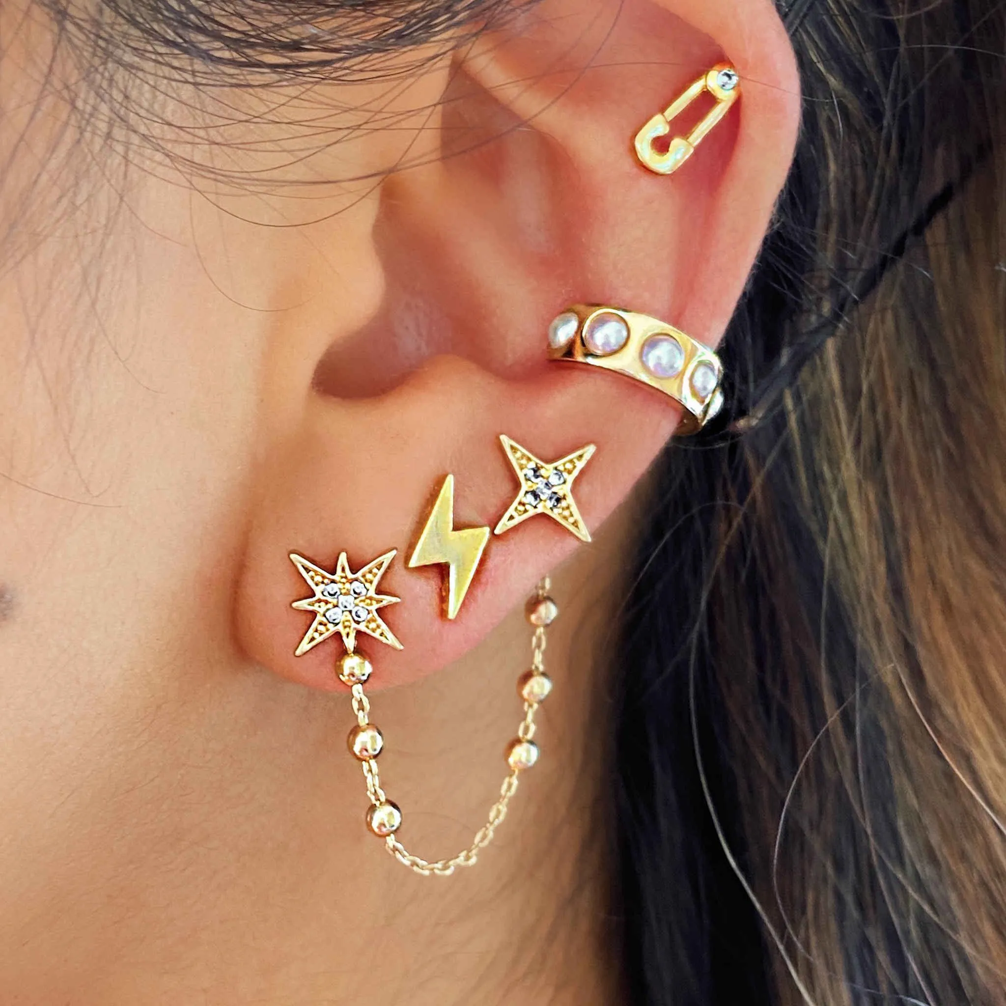 NORTH STAR MISMATCHED STUDS