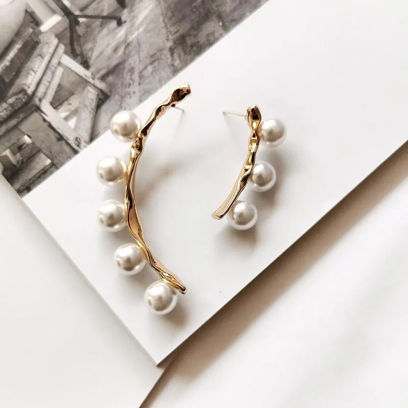 Pearl Mismatched Earrings