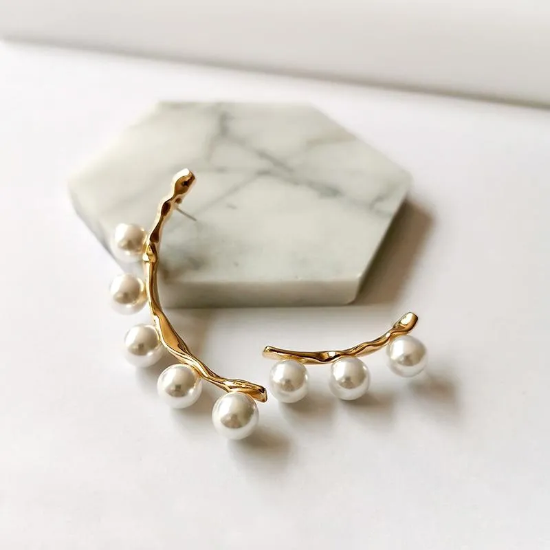 Pearl Mismatched Earrings