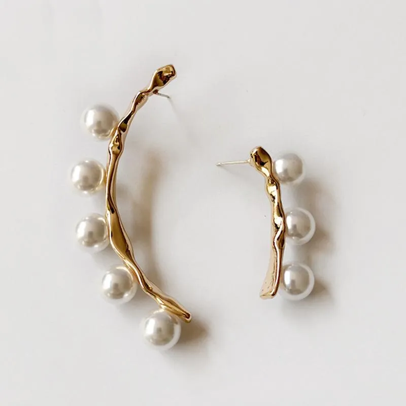 Pearl Mismatched Earrings