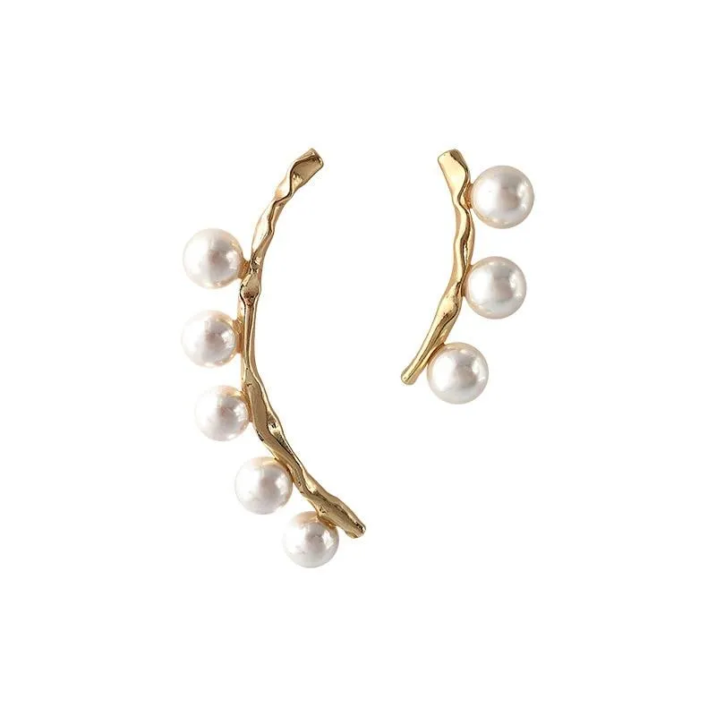 Pearl Mismatched Earrings