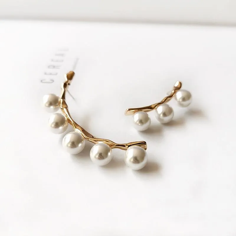 Pearl Mismatched Earrings