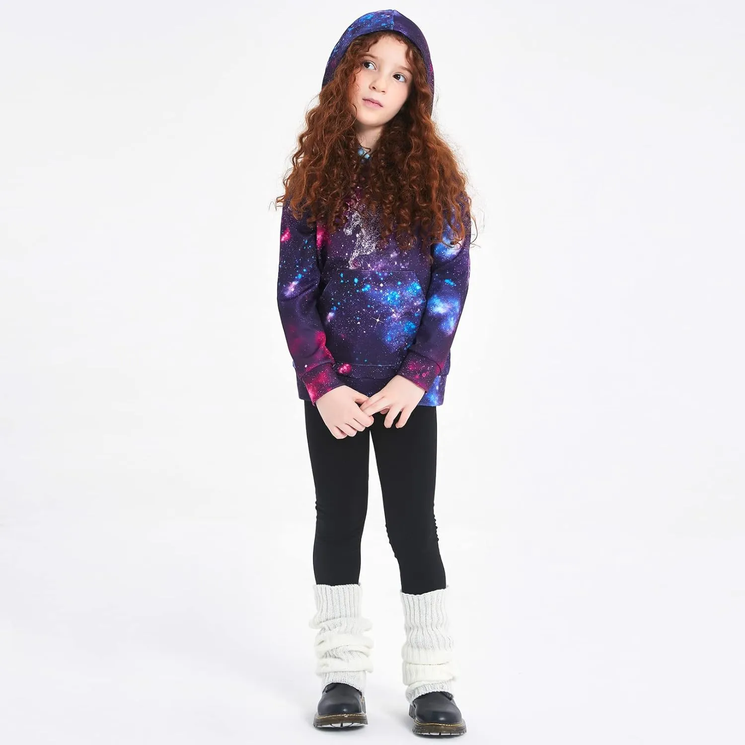 Perfashion Girls' Novelty Hoodies Kids Pullover Sweatershirts 4-13Years