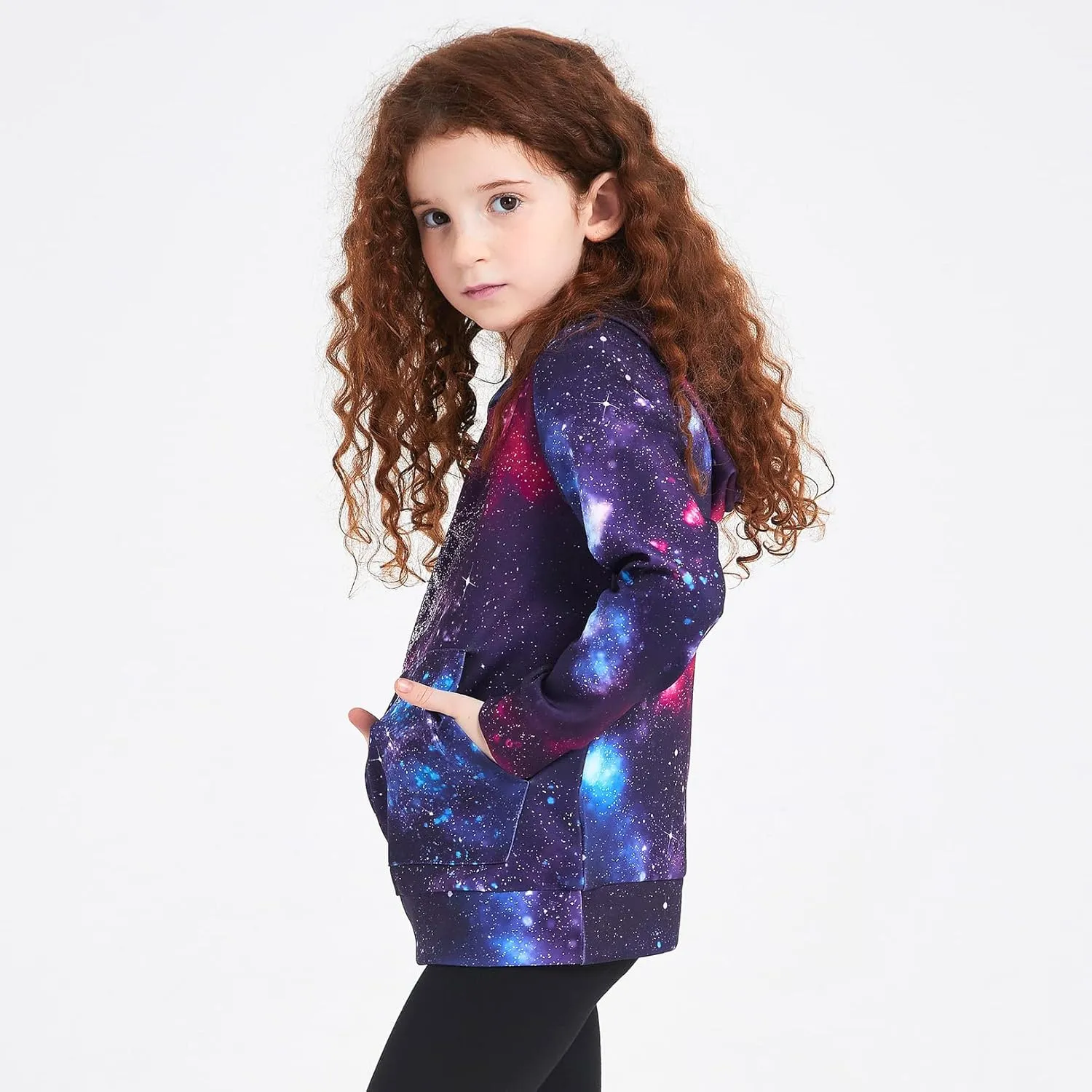 Perfashion Girls' Novelty Hoodies Kids Pullover Sweatershirts 4-13Years