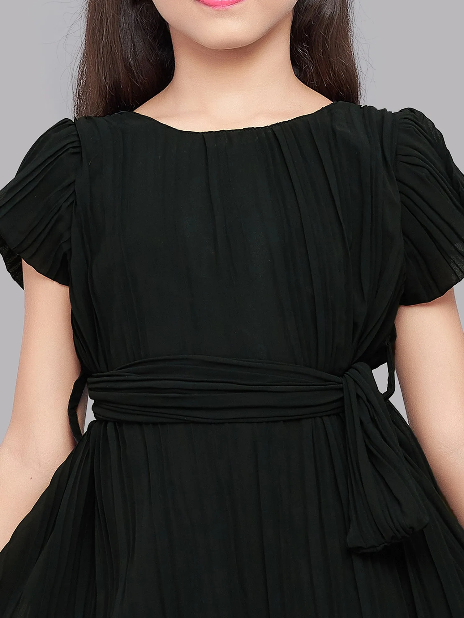 Pink Chick Black High Low Dress