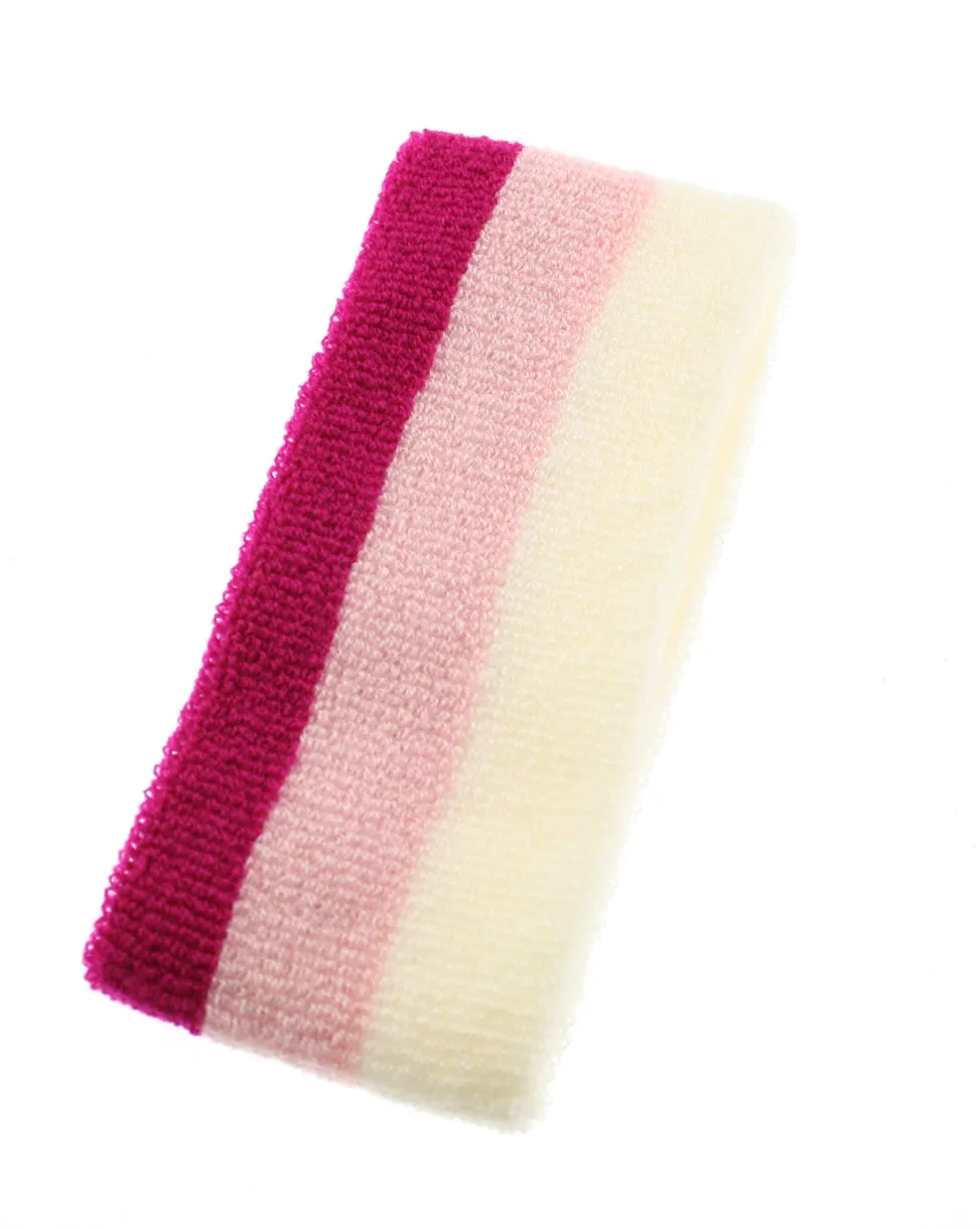 Pink Shades Towelling Headbands