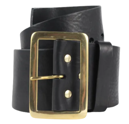 Santa Belt 3 Inch Wide (75mm) Luxury Deluxe Full Grain Leather Belts