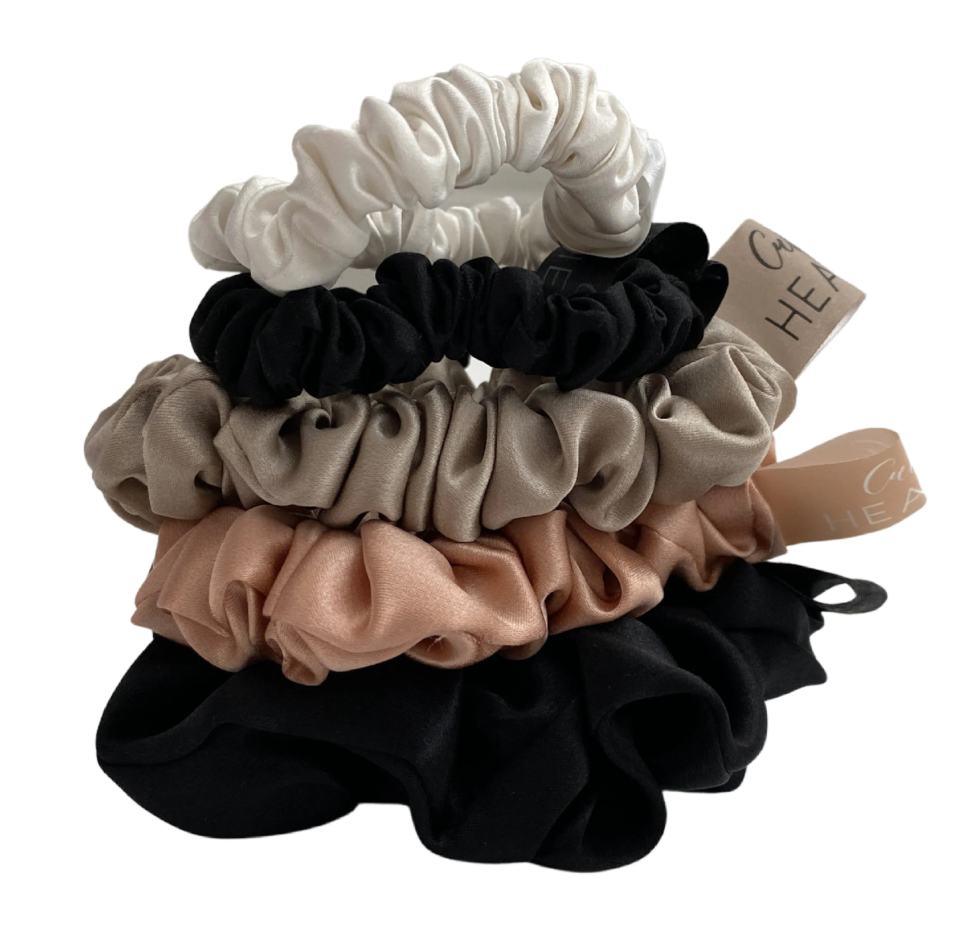 Silk Scrunchies & Brush Bundle