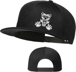 Skull Finger Flat Bill Hats for Men Black Mens Snapback Hat Baseball Cap Fitted Hat Rock N Roll Skeleton Hand Snap Backpack