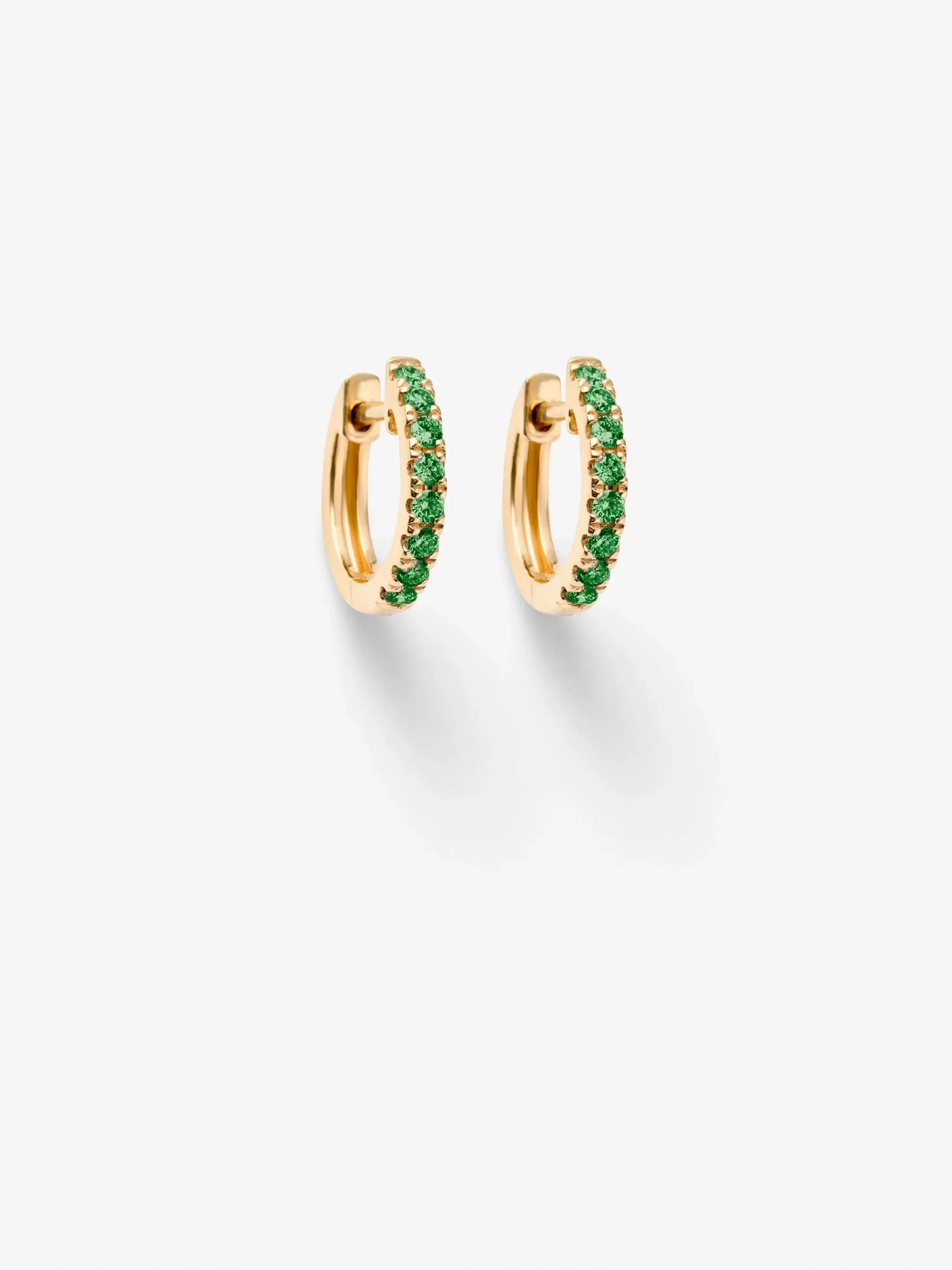 Tsavorite Hoop Earring