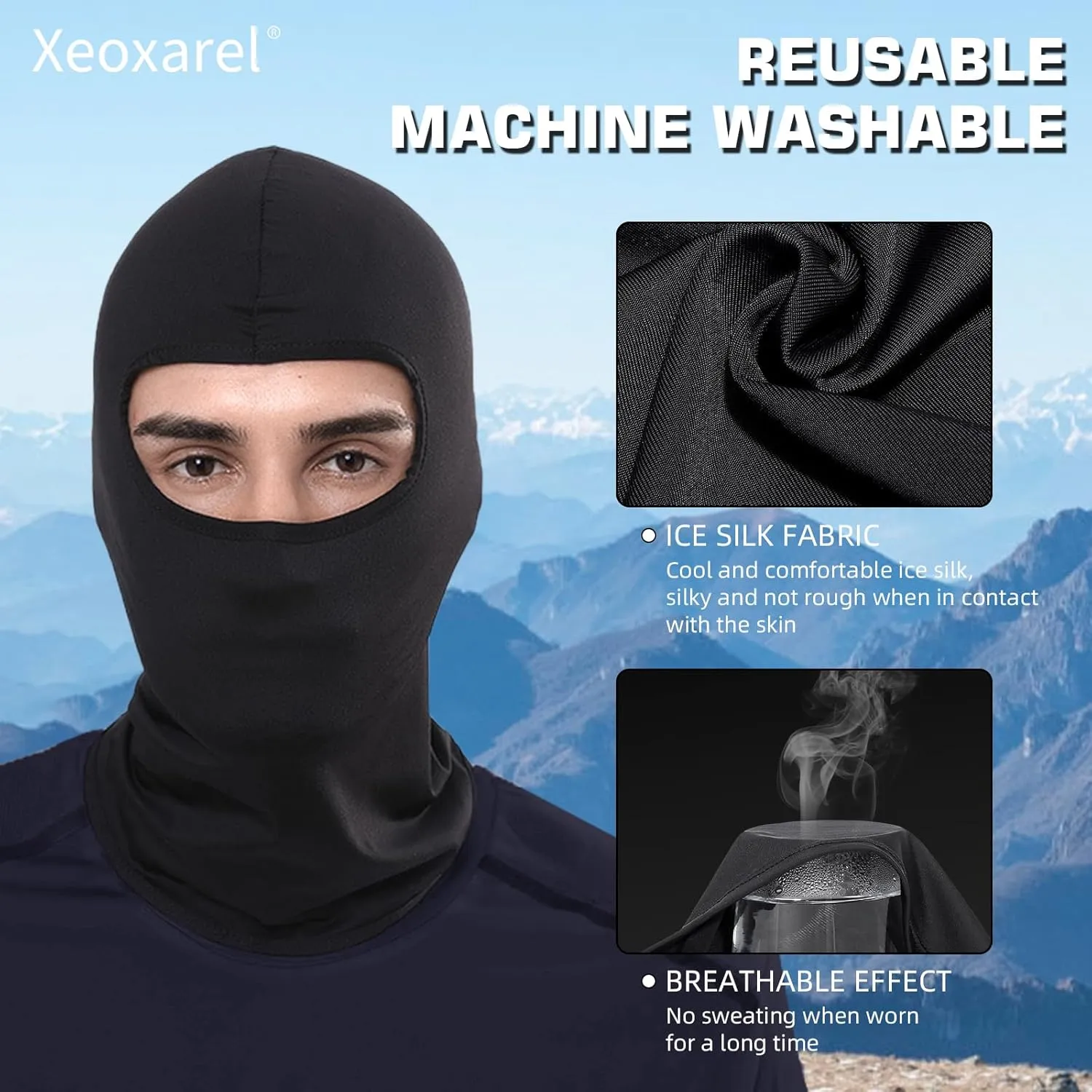 Xeoxarel Balaclava Ski Mask for Men/Women (Available in 2/9/36 Pack)