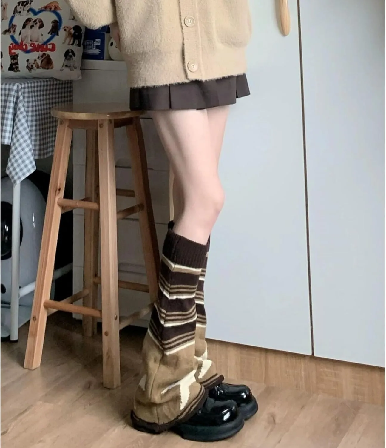 Zando Y2k Leg Warmers for Women Leg Warmers Kawaii Legwarmers Y2k Leg Warmers 80s Halloween Customes Punk Gothic Lolita