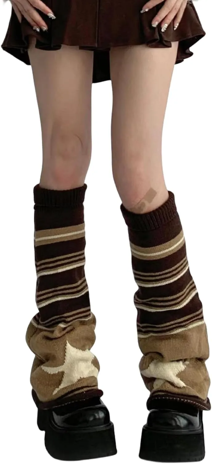 Zando Y2k Leg Warmers for Women Leg Warmers Kawaii Legwarmers Y2k Leg Warmers 80s Halloween Customes Punk Gothic Lolita