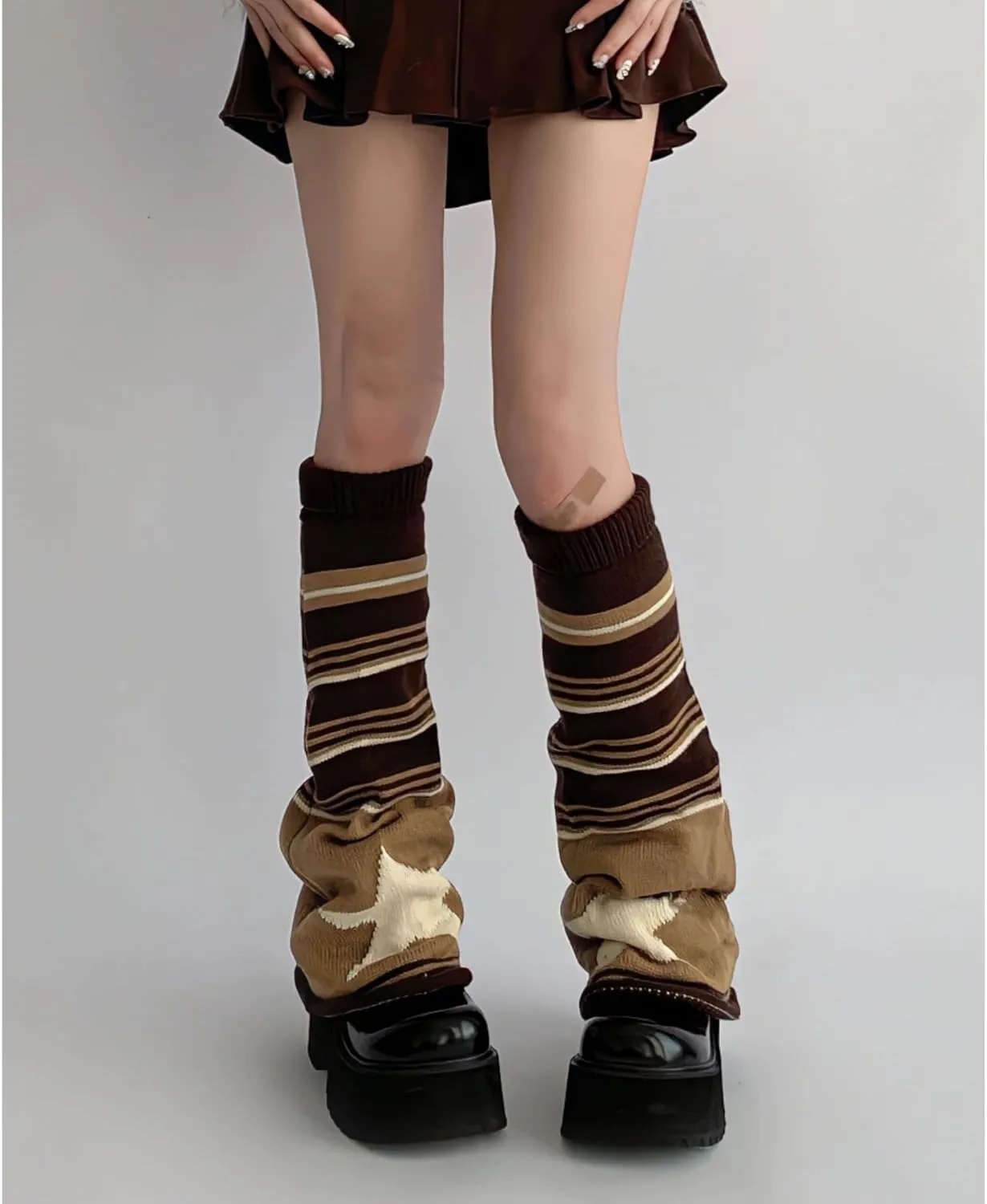 Zando Y2k Leg Warmers for Women Leg Warmers Kawaii Legwarmers Y2k Leg Warmers 80s Halloween Customes Punk Gothic Lolita